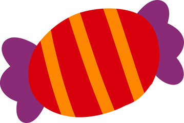Striped Candy Illustration