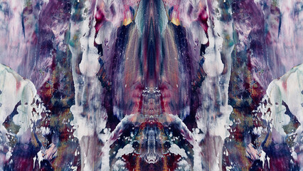 Abstract art background . Hand painting artwork on canvas .