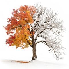 Autumn season change in winter season 