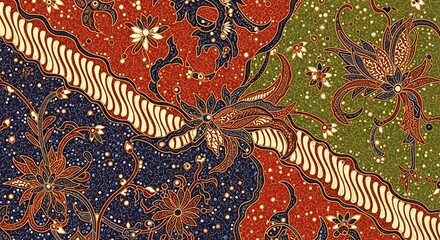 batik texture pattern, wallpaper high quality can be used as background for display or wall