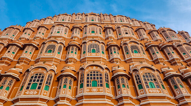 Jaipur's Hawa Mahal&mdash;the 'Palace of Winds'&mdash;is a pink sandstone beauty with 953 carved windows. Built in 1799 for royal women to watch the streets unseen. Pure Rajput architectural magic