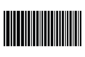 barcode icon, abstract barcode icon.
