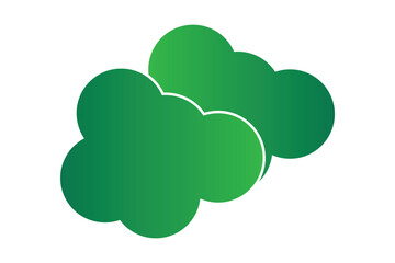 Obraz premium bush icon flat style. abstract bush icon.