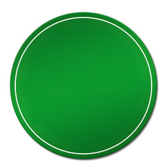 green glossy button
