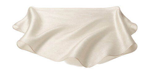 Shimmery organza fabric for elegant festive table overlays in dining spaces.