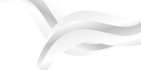 White simple gradient abstract curve pattern on gray background art simple