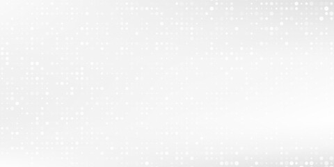 Dot white gradient background with product display. White backdrop or empty studio with room floor. 3D abstract simple design art