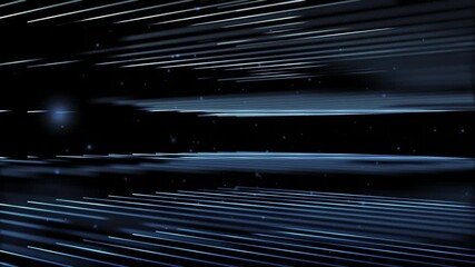 Abstract scene of futuristic cyber world, sci-fi particle mesh, technological glowing surface, neon night scene, digital scientific background 4K animation, seamless loop, virtual reality concept. - Powered by Adobe