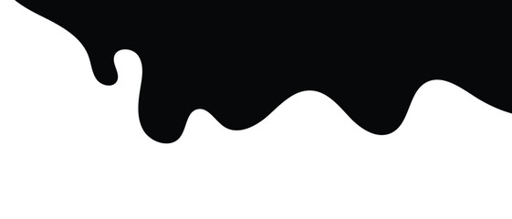 Liquid flowing Icon, black spilled liquid icon, water drop icon, blood drop and oil dropping icon.