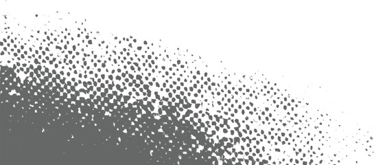 Gray dots scattered on white background pattern