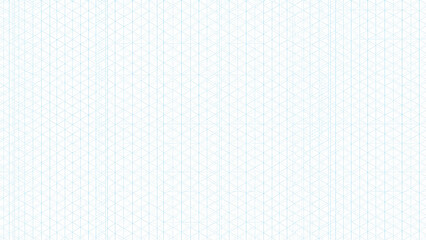 A clean isometric grid line illustration background in soft blue on white