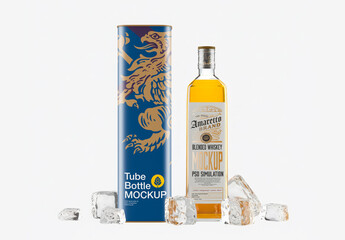 Whiskey Bottle Mockup