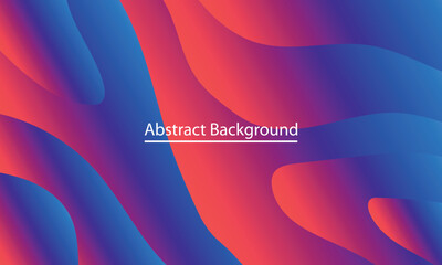 Abstract colorful wave design bright blue and red lines, a vibrant background