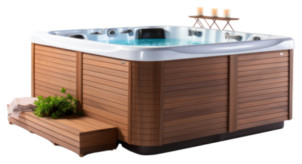 PNG Jacuzzi white background architecture relaxation.