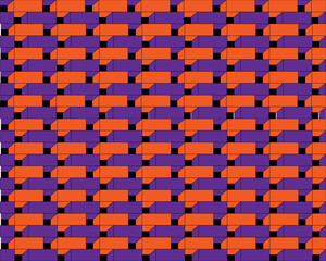 Fototapeta premium Geometric pattern of a seamless brick wall texture suitable for a tile or construction design backdrop