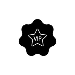 Vip label, badge or tag. Very important person labels. VIP vector icons. Vip icon set. Premium and Luxury symbols.