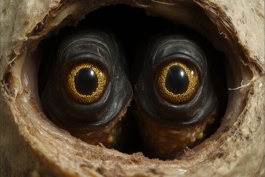  selective focus eggs and larvae of Enterobius vermicularis