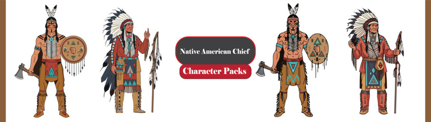 Native American Chief Collection – Eagle Feathers & Tribal Ambience