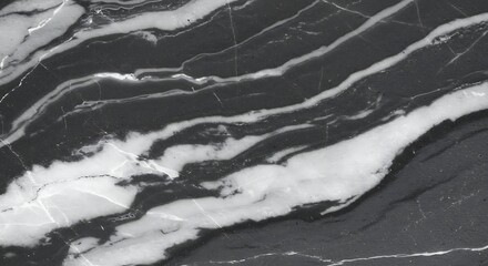 Abstract dark marble background with white veins for design and decoration