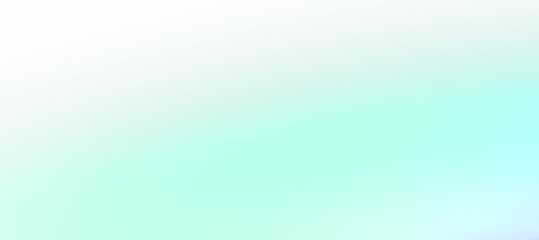 Soft gradient of white to light blue and green isolated on transparent background