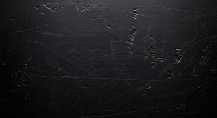 Abstract dark textured background surface with scratches and subtle light