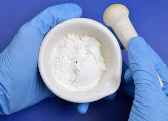 Calcium stearate is a carboxylate salt of calcium, classified as a calcium soap