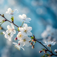 closeup selective focus shot of blooming