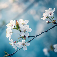closeup selective focus shot of blooming