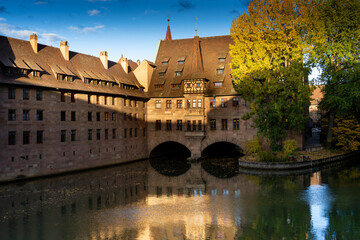 Nürnberg in Bayern Deutschland im Herbst