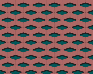 retro seamless geometric vector pattern for stylish textile fashion wallpaper backdrop design