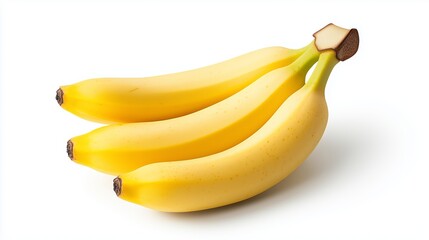 Fresh yellow bananas ready for a healthy snack or smoothie recipe