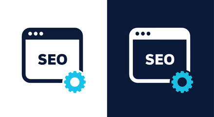 Scalable vector graphic icon representing seo strategy and optimization tools -  editable modern style icon.