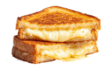 Grilled cheese sandwich preparation kitchen food home isolated on transparent background