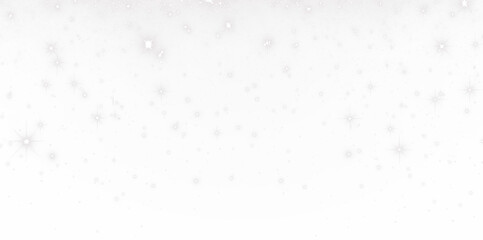 Soft white background with sparkling stars and gentle gradients, creating a dreamy atmosphere ideal for holiday themes, invitations, or festive designs with copy space