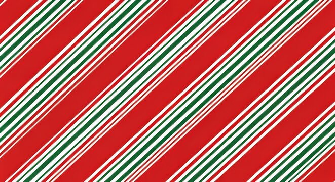 Christmas Candy Cane Stripe Background - Powered by Adobe