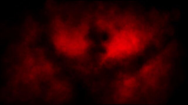 Dark horror 2D animation for Halloween. Creepy atmosphere, monster, haunted place, ghostly light, camera shake. For scary scene, dark intro and spooky edits. Vj loops. Black and red background.