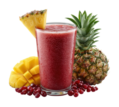 Refreshing fruit smoothie recipe kitchen beverage bright isolated on transparent background