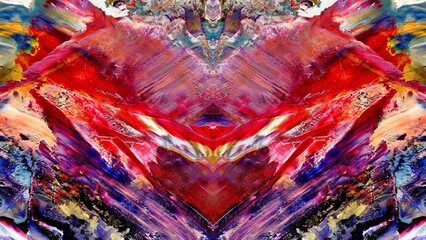 Abstract art background . Hand painting artwork on canvas .