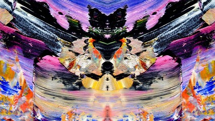 Abstract art background . Hand painting artwork on canvas .