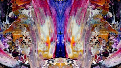 Abstract art background . Hand painting artwork on canvas .