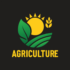 Modern Agriculture Logo Design &ndash; Farm, Organic, Eco-Friendly Branding