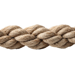 Rope tying techniques for adventure nature tutorial closeup isolated on transparent background