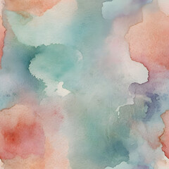 Fototapeta premium A mesmerizing, ethereal watercolor design blends seamlessly, crafting a fluid pattern for a soft, dreamy visual experience.