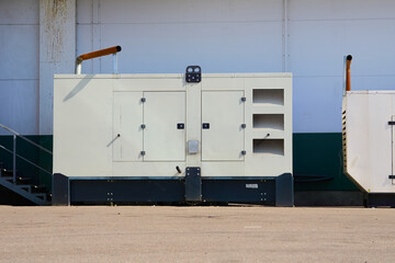 Industrial generator for emergency power supply