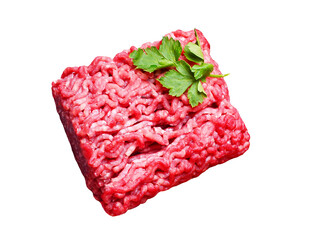 Ground beef isolated