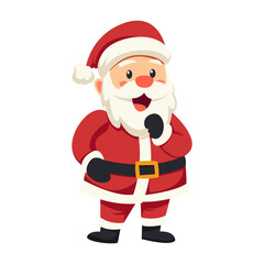 Cartoon Santa Claus Illustration