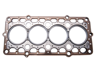 A Gleaming Engine Head Gasket Ready For Assembly isolated on White Background ,PNG. AI Generated