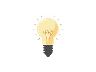 Light bulb icon representing idea and innovation