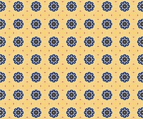 seamless pattern with flowers