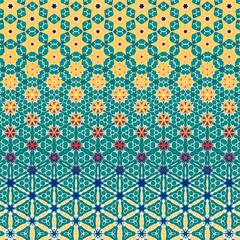 seamless pattern with yellow flowers